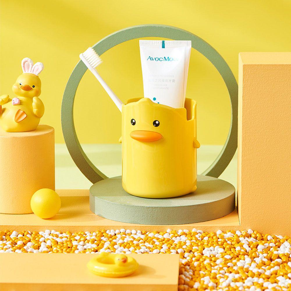 School Accessories Yellow Duck Pen Holder Student Stationery Desktop Storage Box Pencil Case