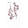 Lace Fake Tattoo Waterless Henna Tattoo Stickers Legs Arm Red Henna Tattoo Decals  Girls