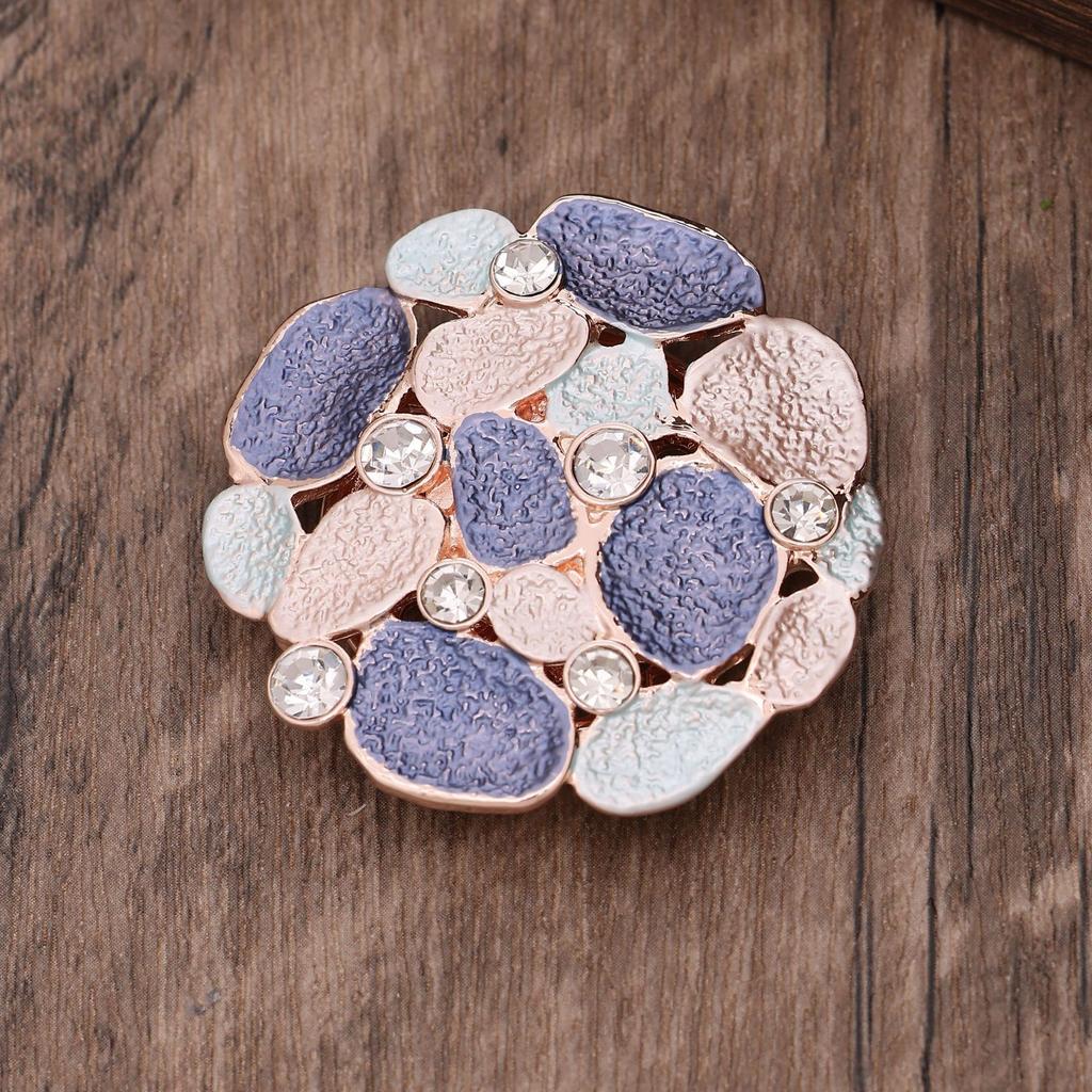 Новая геометрическая ажурная брошь-магнит в виде лепестка, банкетная женская брошь-магнит с универсальным дизайном, подчеркивающая высокий класс