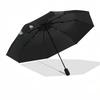 Black Cat Face with Green Eyes: Automatic Opening/Closing Umbrella, Foldable Design, Outdoor, Ideal Gift for Fans, Travelers, Daily Use, Fes