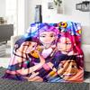Kpop Blanket Ultra-Soft Great for Sofa Bedding Seaside Four Seasons Multipurpose Playful Design Ideal Gift For Birthday Valentine'S Day