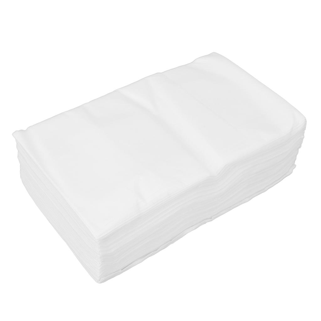 20pcs Disposable Bed Sheets Waterproof Oil Proof Opening Hole Nonwoven Bed Cover for Beauty Salon Foot Bath White