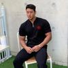 Новая мужская футболка Slim Fit с v-образным вырезом и коротким рукавом для фитнеса, повседневный хлопковый топ в стиле хип-хоп, летняя модная базовая футболка для тренажерного зала, бодибилдинга