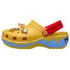 Disney X Crocs Classic Platform Clog Cute and Stylish Hole Shoes Women's Yellow