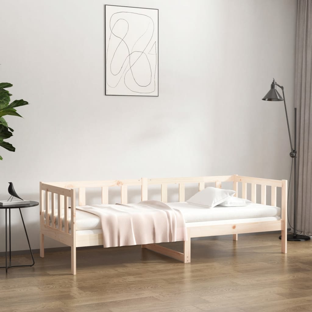 Daybed without Mattress 80 x 200 cm Solid Pine Wood