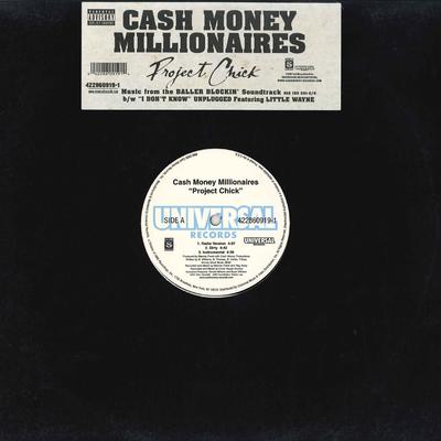 12-дюймовая пластинка CASH MONEY MILLIONAIRES / UNPLUGGED - Project Chick / I Don't Know 4228609191 CASH MONEY 2000 США Рэп и хип-хоп/R&B Б/У