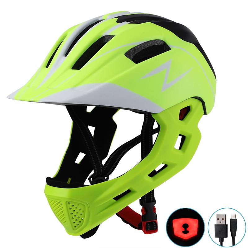 Customized Fullface Road Bike Helmet PC Shell MTB & Bicycle Downhill Rechargeable Breathable Riding Helmets