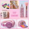 19200 Pcs Resin Jelly Rhinestones  24 Colors, 3mm , 3 x 10ml Glue Tubes & Tools , Crafts & Decoration