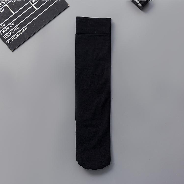 Crew Length Winter Womens Socks Anti-Bacterial Logo Body Luo Mouth Foot Sole Silicone Tube Spandex Nylon Stockings