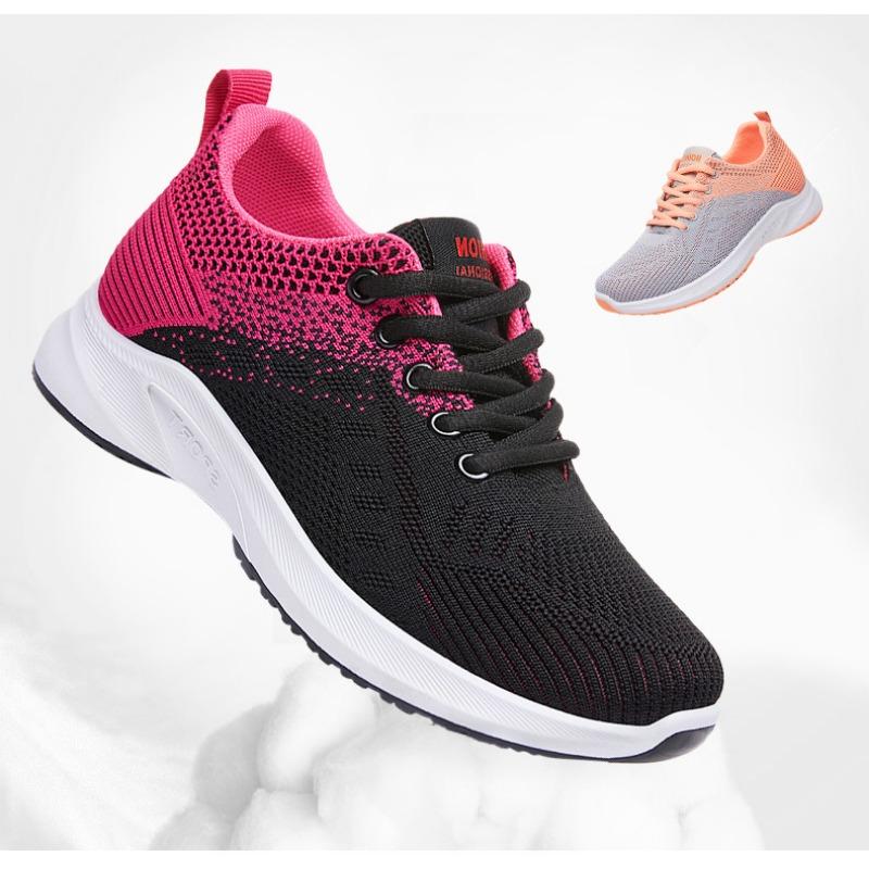 Женская обувь: повседневные кроссовки, дышащие кроссовки Flyknit, модная студенческая обувь