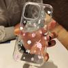 Розовый тропический морской элемент Прозрачный чехол для телефона для iPhone 11 12 13 14 15 16 17 Pro Max Air 14 15 Plus XS X XR Силиконовая мягкая крышка