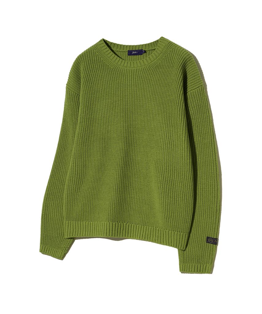 YALE Cozy Round Knit_Olive
