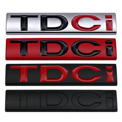 1 шт. Металлический значок TDCI для автомобиля, наклейка с буквами, стикер для Ford S-MAX GALAXY Raptor Edge Fiesta Shelby EscapE FIGO KA