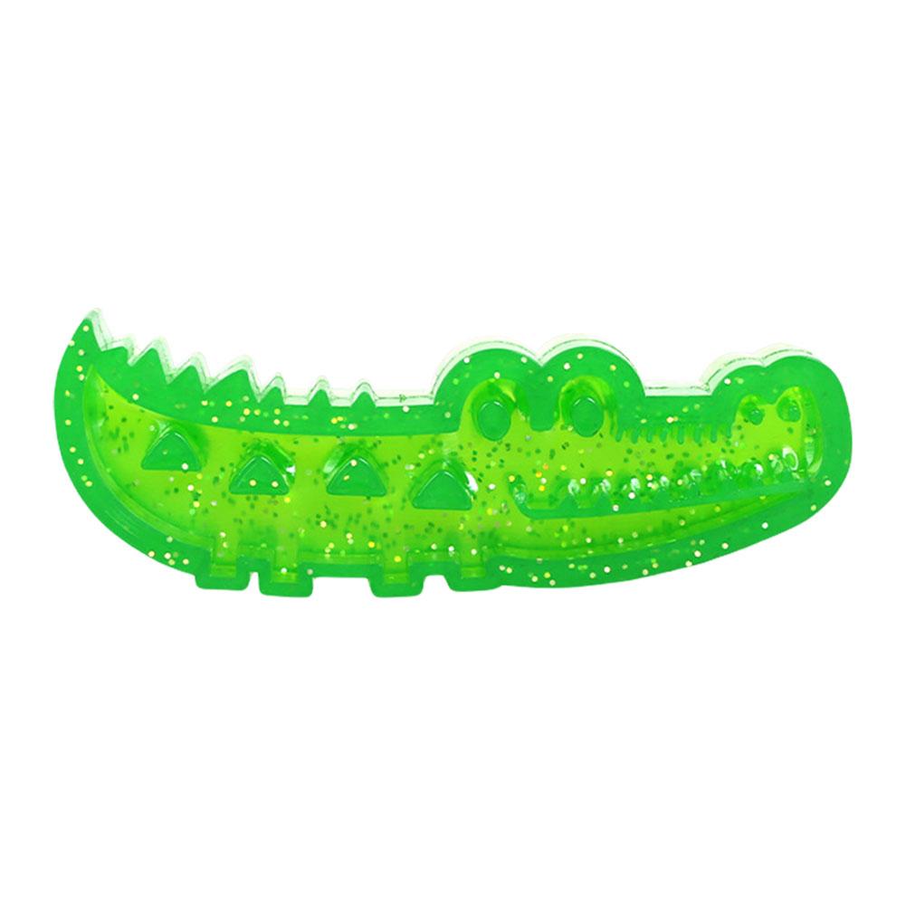Slow-Feed Chew & Fetch Crocodile Dog Toy Dog Slow Feeder Puzzle Toy Cute Chew Toys for All Breed Sizes Dog