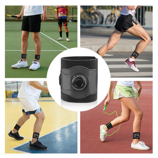 Футбольная защита голени с ремешком, регулируемая компрессионная поддержка голеностопа, футбольные леггинсы