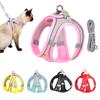 Escape Proof Cat Harness and Leash Set Adjustable Mesh Dog Harness Vest Puppy Pet Walking Lead Leash Small Dogs Cats Kitten