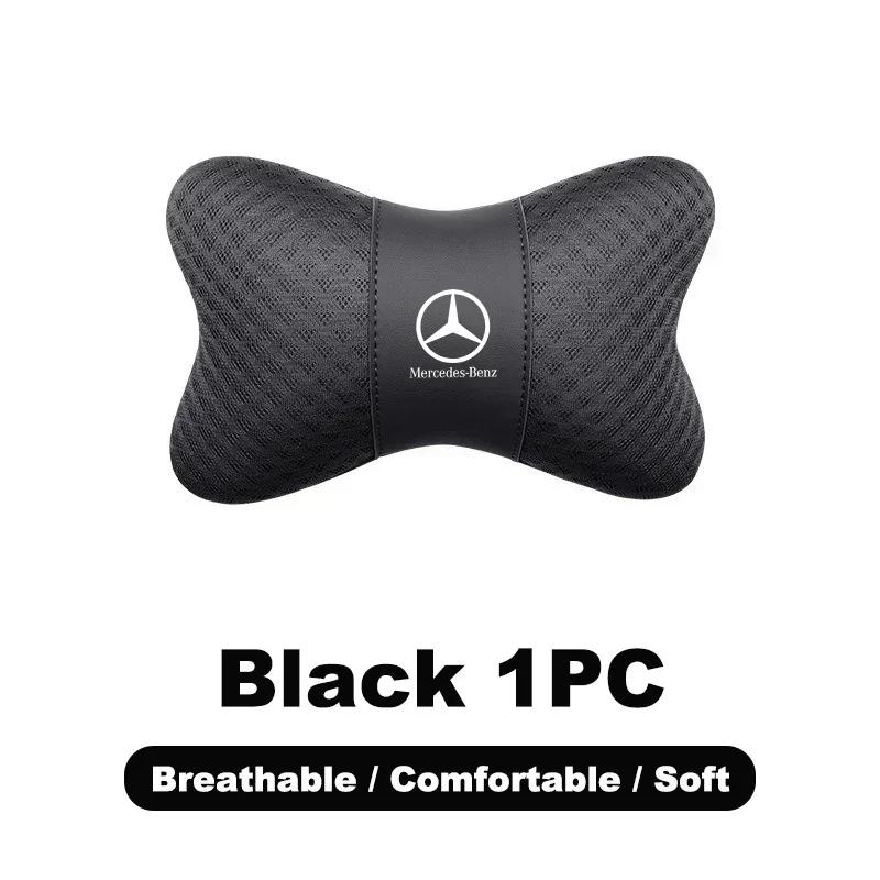 1PC Car Safety Headrest Neck Pillow Auto Seat Lumbar Support Cushion For Mercedes Benz A C E S G Class GLC CLE CLA GLB GLS W177 p1