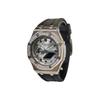 Casio Мужские часы White Watch GA-2100SB-1A, серия с аналогово-цифровым дисплеем(Watch3--)