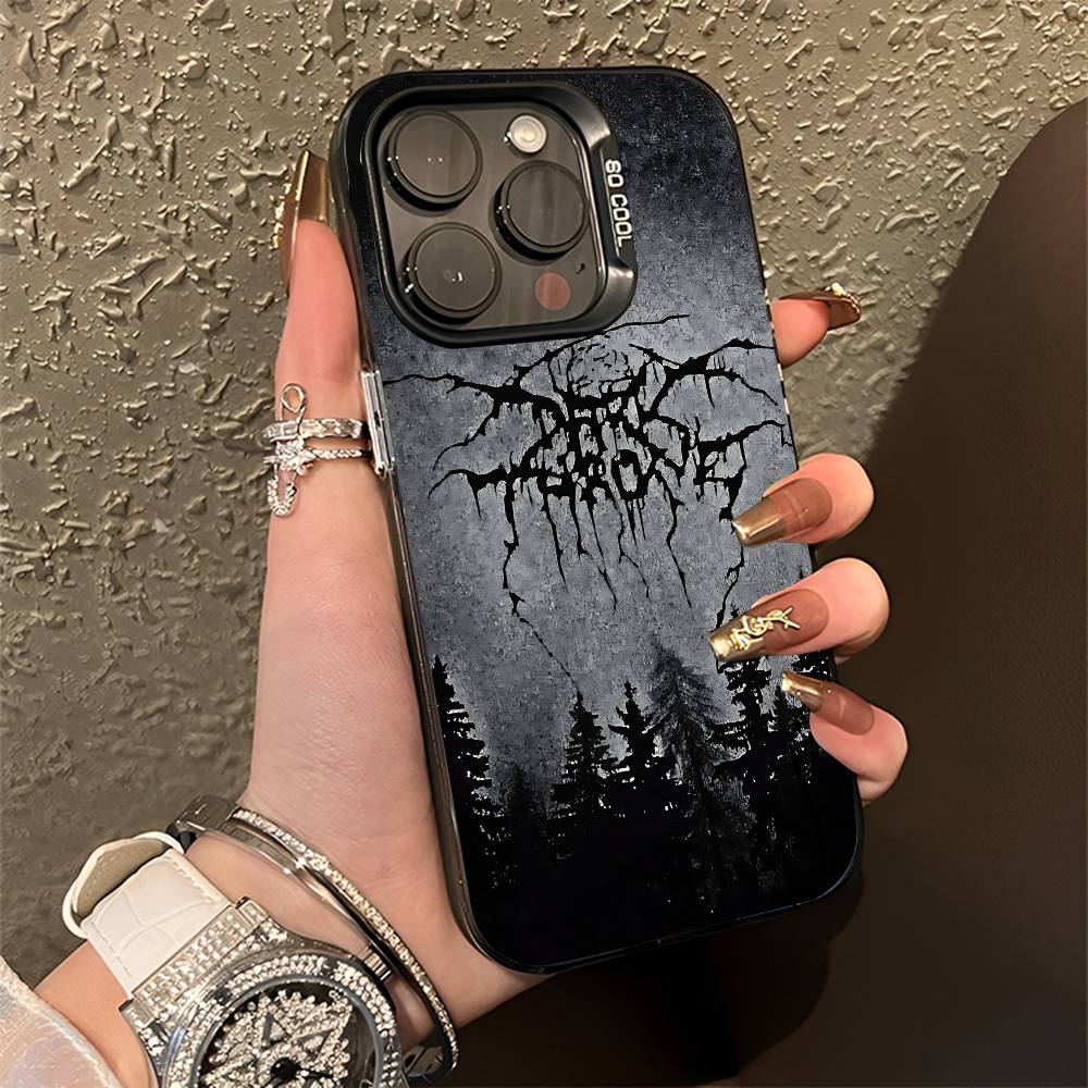 D-Darkthrone Phone Case For iPhone 14,16,12,15,13,17,11,E,Pro,Max,Plus,Air,Mini Black Soft Cover
