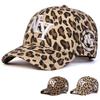 Унисекс Бейсболки с вышивкой букв и леопардовым принтом Весенне-осенние уличные регулируемые повседневные шляпы Хип-хоп шляпа Солнцезащитная шляпа