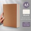 Horizontal Line Square Line Notebook A5 Blank Book Thickened Kraft Paper Notebook  Study Office