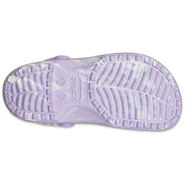 Crocs Классические модные клоги с круглым носком и отверстиями, унисекс, фиолетовые 206867-5PT