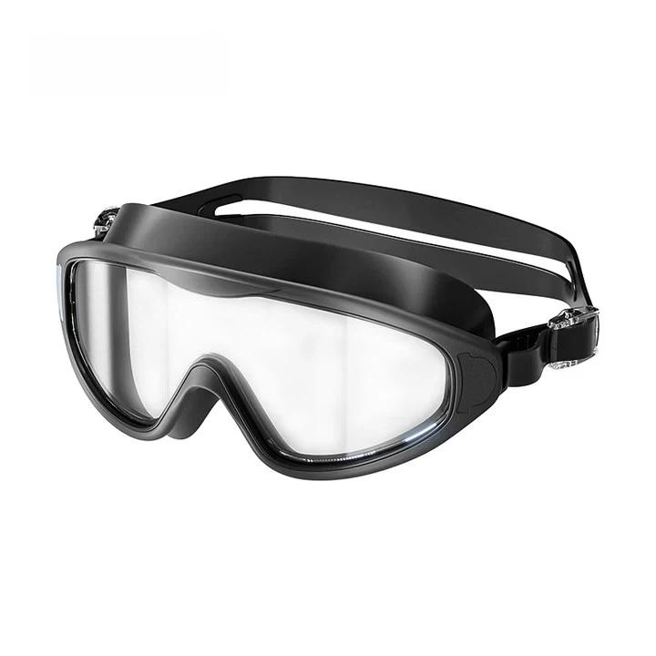 Jingdong Jingzao Swim Goggles, High Definition, Waterproof, Anti-fog, Large Frame, Swimming Training, Black
