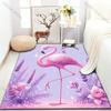 1PC Elegant Flamingo Print Carpet for Living Room Bedroom Sofa Doormat Home Decor Area Rugged Non-slip Floor Mat Large Size