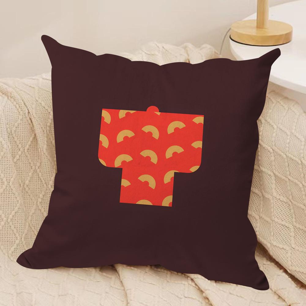 Anime Simple Japan Day Cushion Cover Silky Short Plush DoubleSided Printed Pillow Case for Sofa All Seasons Home Decor Gift