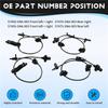 Ac29-4X 1 Set ABS Wheel Speed Sensor 57450-SNA-003, 57455-SNA-003, 57470-SNA-003, 57475-SNA-003 Fit For Honda Civic 2006-2011