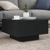VidaXL Coffee Table Black 55x55x31 Cm Engineered Wood 836568
