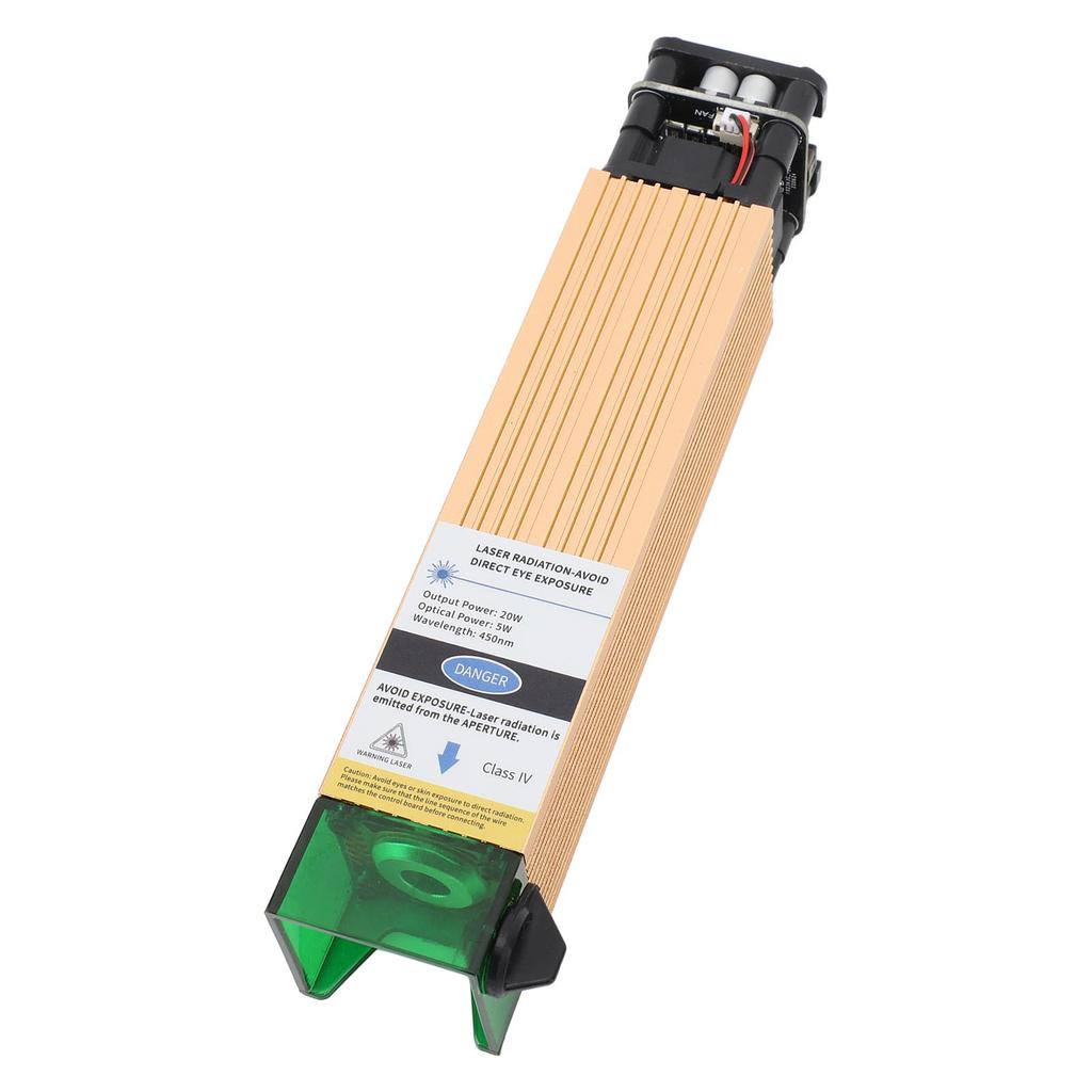 Лазерный модуль 12 В, 450 нм, 20 Вт, высокая точность, 5 Вт, модуль лазерной резки с оптическим выходом для станка