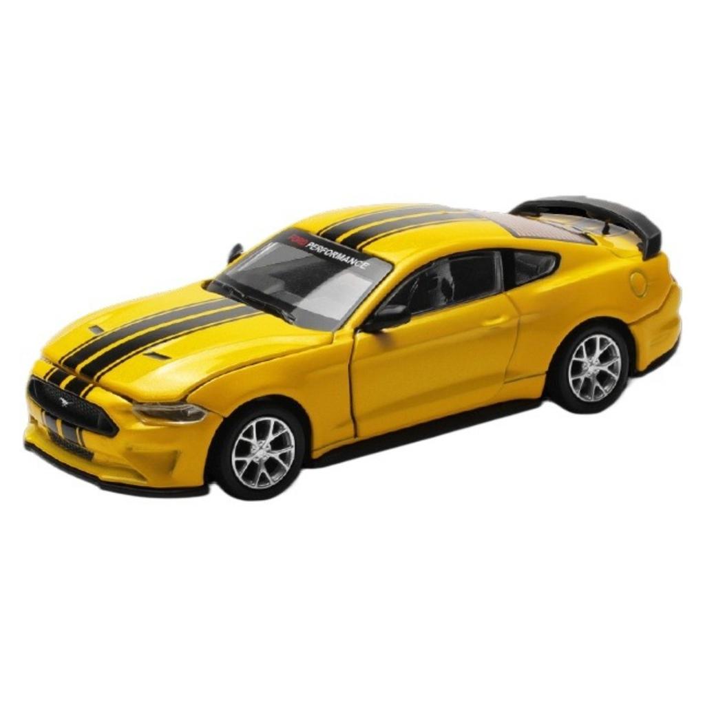 1/42 Ford Mustang GT 2018 Серия Сборки и Модификации Сплавная Литая Модель Автомобиля Модные Миниатюры для Домашнего Декора День Рождения