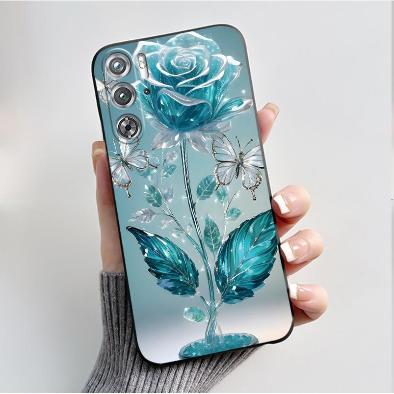 Чехол для ZTE nubia Red Magic 9 Magic9 9S Pro Plus 5G, модный, с бабочками и цветами, тонкий, черный, мягкий ТПУ, матовая задняя панель, защитная крышка