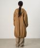 Rough Side White Label Under Puff Coat Camel