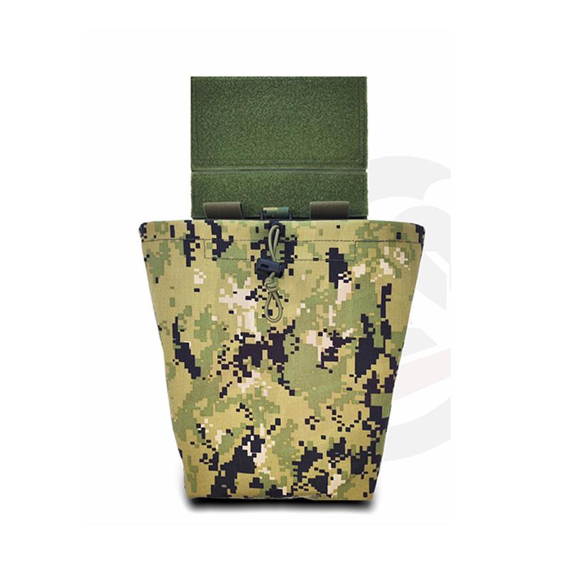 BEPAN Green Tiger Spot Tactical Foldable RecyclingTransfer Bag Outdoor Hunting Dump Drop Bag