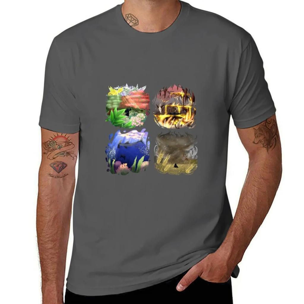 The Four Agents of the Fight Against Demon Squad T-Shirt man t shirt gifts for boyfriend shirts men