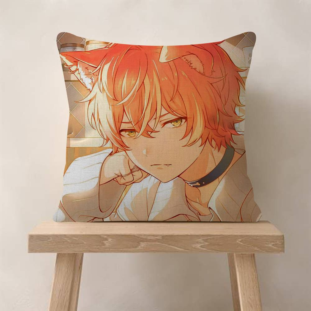 Anime singer Akito Shinonome Cushion Cover Inches Farmhouse Decor Home Throw Pillow Covers for Couch Decorations