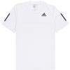Solid Stripe Sports Breathable Round Neck Short Sleeve T-Shirt Men Tops White HP1999