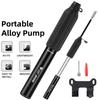 Насос для велосипедных шин из алюминиевого сплава 120PSI, портативный велосипедный насос, телескопический насос для велосипедных шин