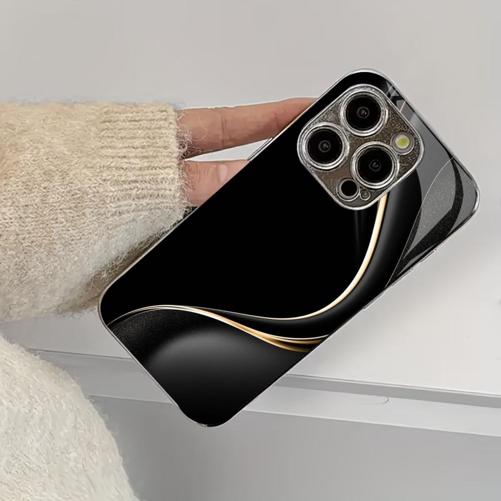 Деловые модные чехлы для телефона carcasa Smartphone Чехол для телефона из стекла для iPhone 17 16 15 14 13 12 11pm Pro Plus fundas Мужской стиль