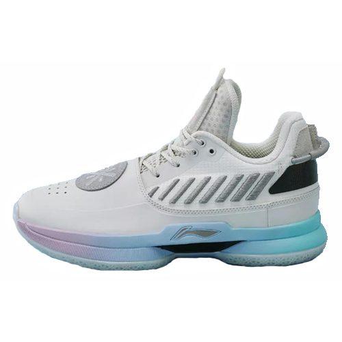 Li Ning Way Of Wade 7 Сахарная Вата Износостойкие Дышащие Низкие Баскетбольные Кроссовки Женские Белые ABAN135-5