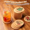 Table Cork Coasters for Coffee Bottom for Drinking Cup Aesthetic Coasters for Drinks Cup