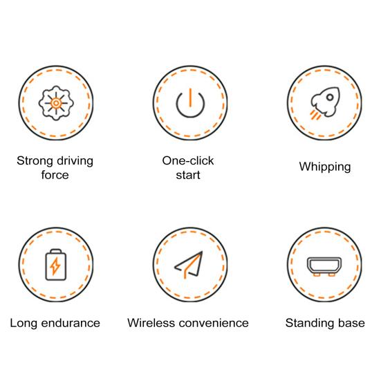 Electric Hand Mixer Cordless Rechargeable Egg Beater Handheld Egg Whisk Kitchen Tool for Baking Cooking