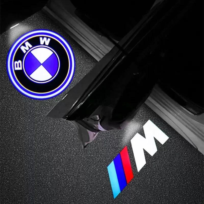 2 шт. Светодиодная лампа-проектор приветствия для дверей автомобиля для BMW X5 E70 E60 F10 F20 F30 X3 X6 Z E90 E92 E83 E87 E46 Серии 3 5 6 7
