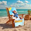 Personalized customized proof beach towel with Paddington Bear pattern - soft, absorbent,quick-drying,perfect swimming,camping&bathing