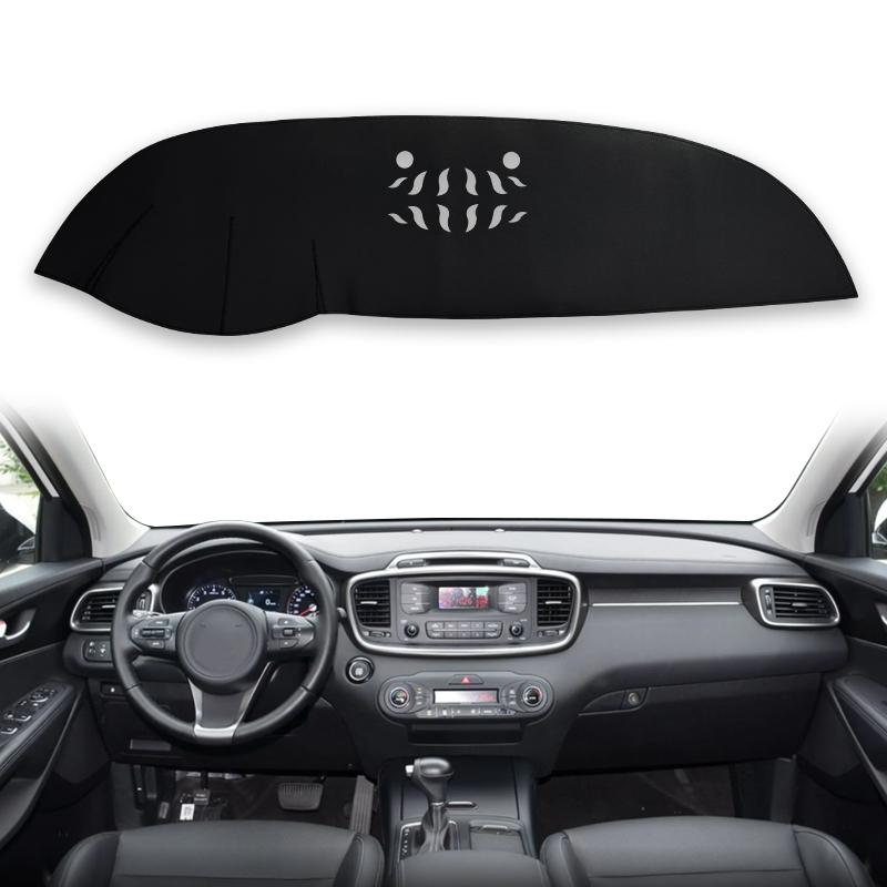 Car Dashboard Mats Covers For Kia Sorento 2018 2017 2016 2015 Sun Shade trume Panel Accessories Parts Waterproof Decoration