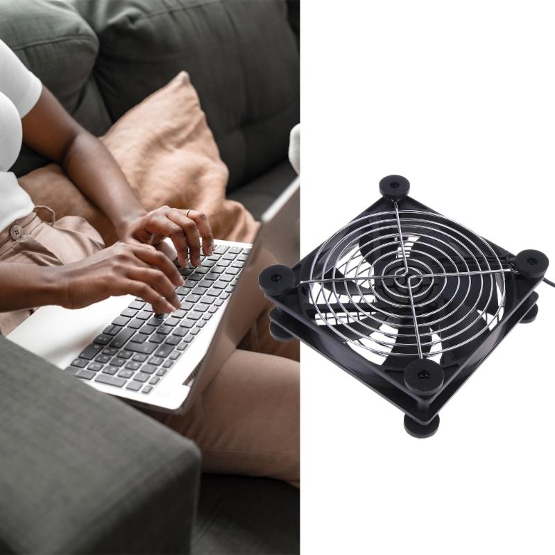 120 мм вентилятор USB-маршрутизатора 12047 1500 об./мин. охлаждающий вентилятор для компьютерного маршрутизатора, бесшумный для приемника DVR, компьютерного падения