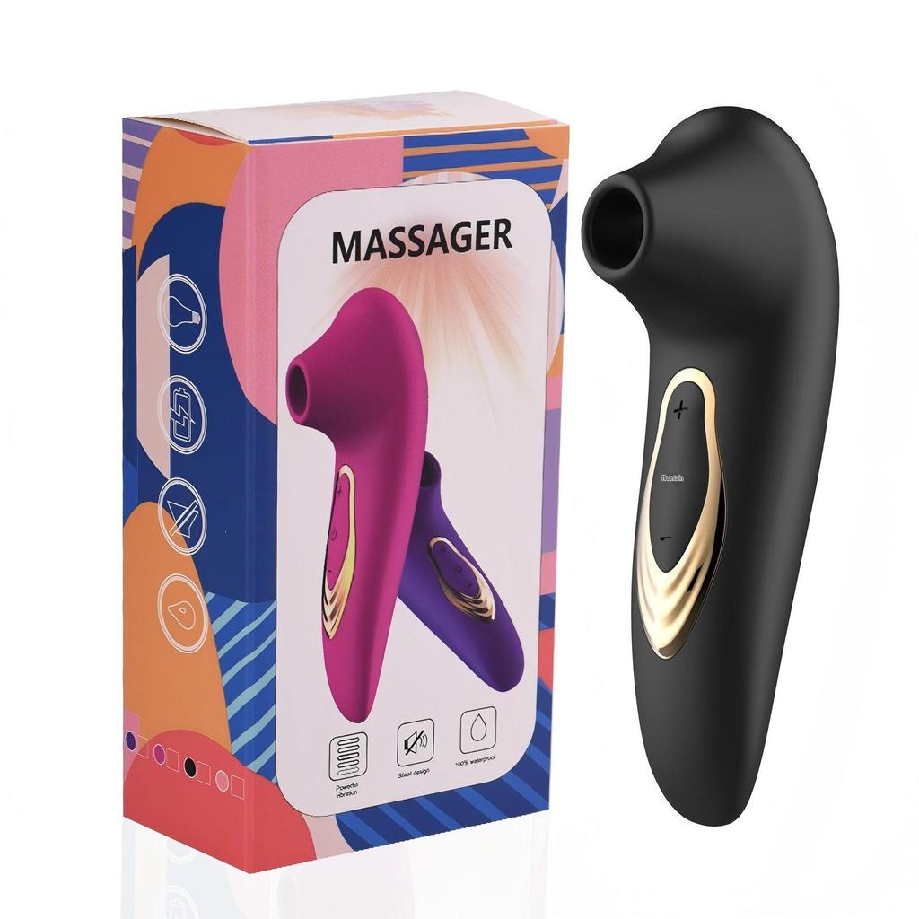 Russian Trade Silicone Teasing Massager: Rechargeable Vibrating Erotic Device for Women