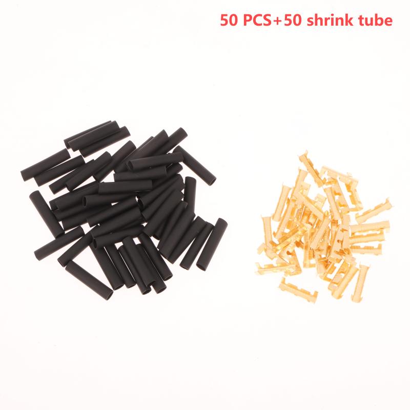U-Shaped Electrical Wire Connectors Set 0.5-1.5mm² With Heat Shrink Tube Kits Crimp Terminals Block For Fast Wiring Cable Lock